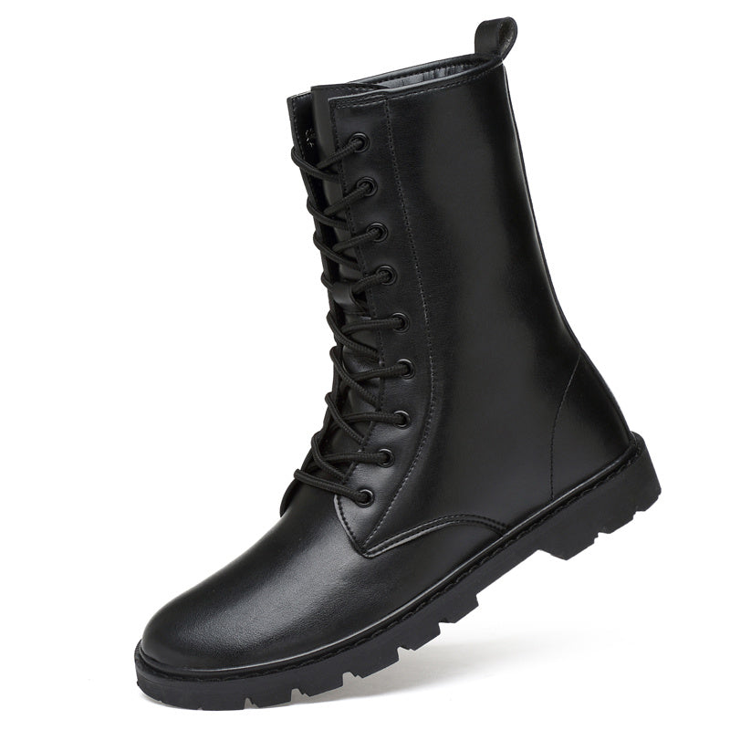 Men's Combat Boots Waterproof Non Slip Lace Up Boots