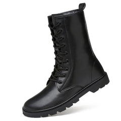 Men's Combat Boots Waterproof Non Slip Lace Up Boots