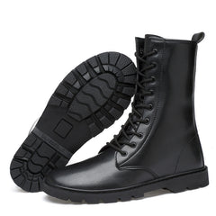 Men's Combat Boots Waterproof Non Slip Lace Up Boots
