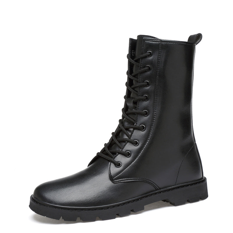 Men's Combat Boots Waterproof Non Slip Lace Up Boots