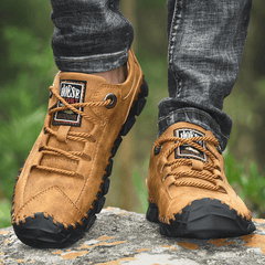 Men's Microfiber Slip On Loafers Hiking Shoes
