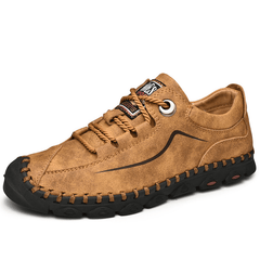 Men's Microfiber Slip On Loafers Hiking Shoes
