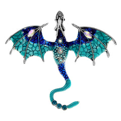 Enamel Fly Dragon Brooch Party Favor Birthday For Women