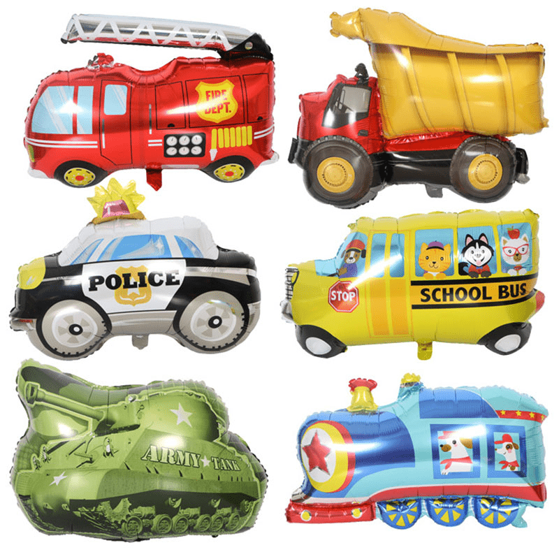 Transportation Balloon Decoration for Party Fun