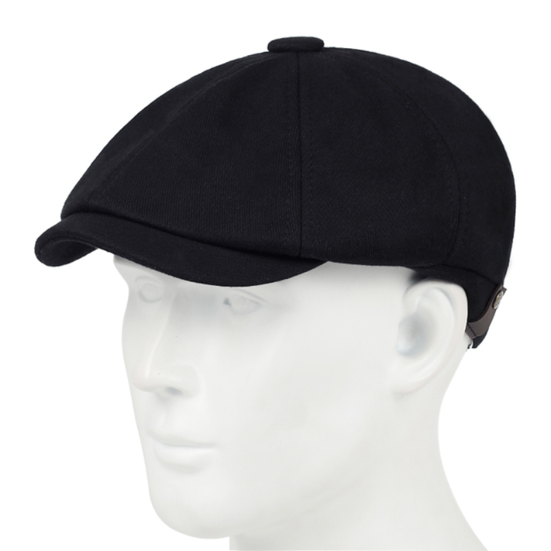 Men's Cotton Beret High Casual Hat With Star Anise