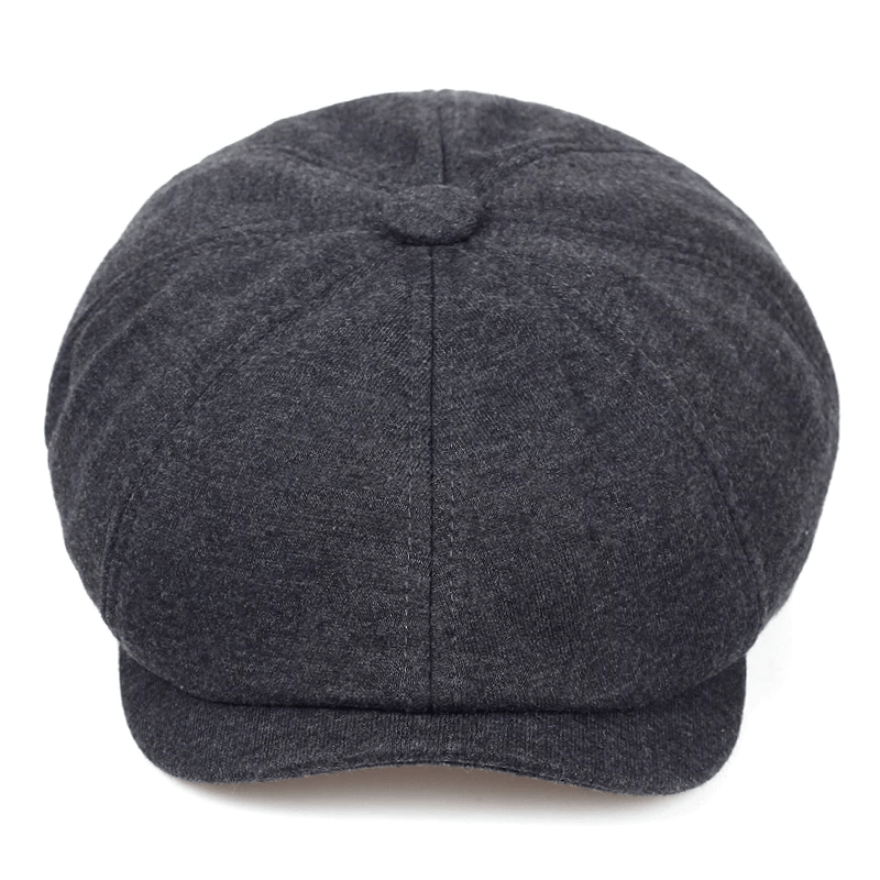 Men's Cotton Beret High Casual Hat With Star Anise