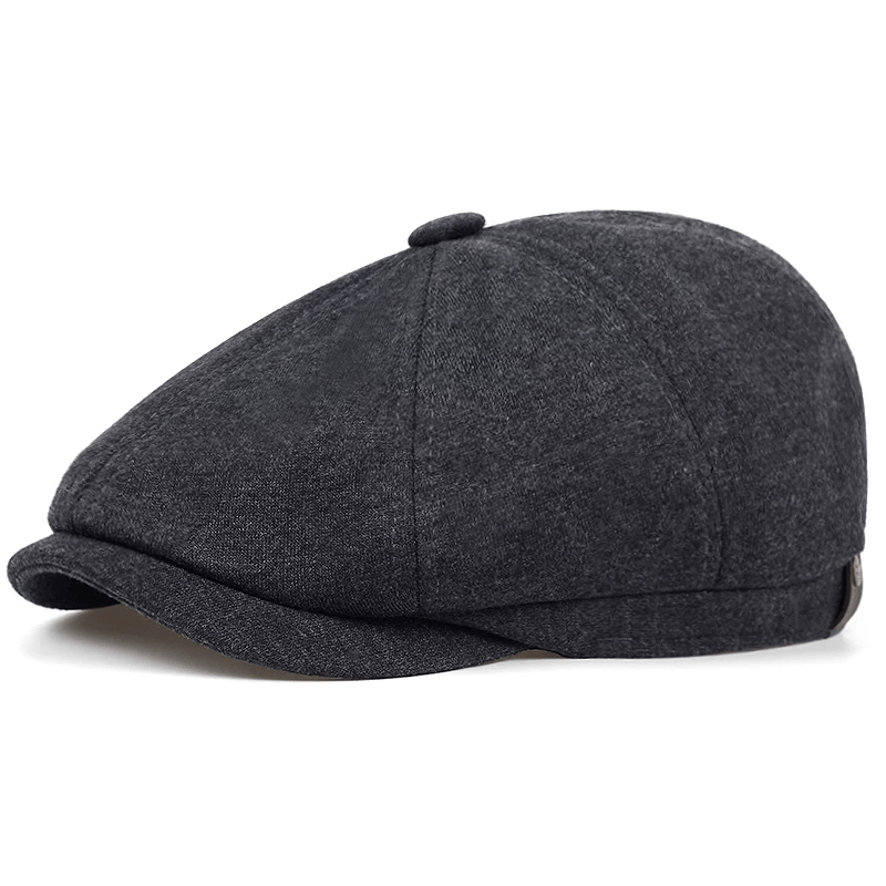 Men's Cotton Beret High Casual Hat With Star Anise