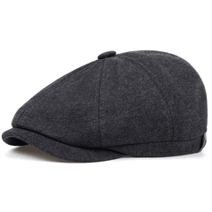 Men's Cotton Beret High Casual Hat With Star Anise