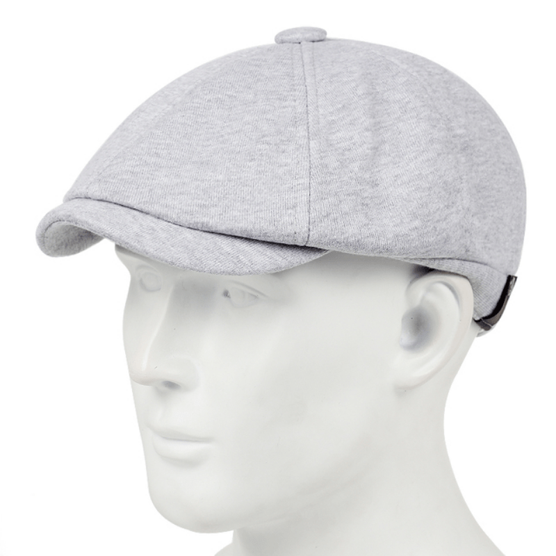 Men's Cotton Beret High Casual Hat With Star Anise