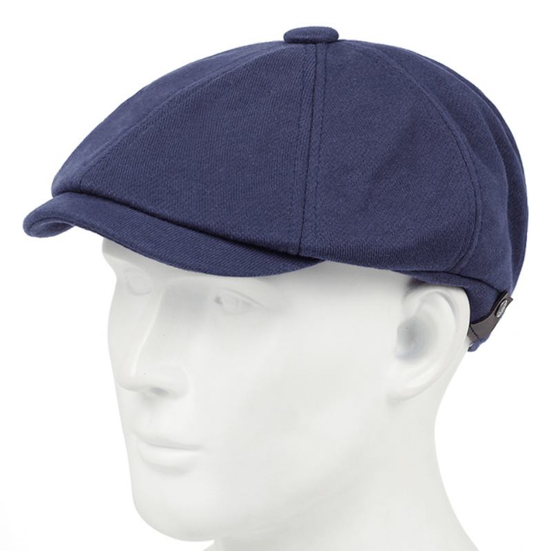 Men's Cotton Beret High Casual Hat With Star Anise