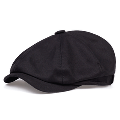 1pc Unisex Cotton Beret Retro Octagonal Hat