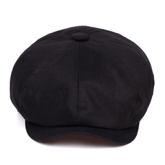 1pc Unisex Cotton Beret Retro Octagonal Hat