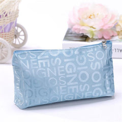 Letter Detail Cosmetic Bag Cosmetic Organizer Versatile Travel Toiletry Bag