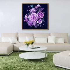 DIY 5D Diamond Painting Kits Rose Adults Full Drill Round Drill Embroidery Plant