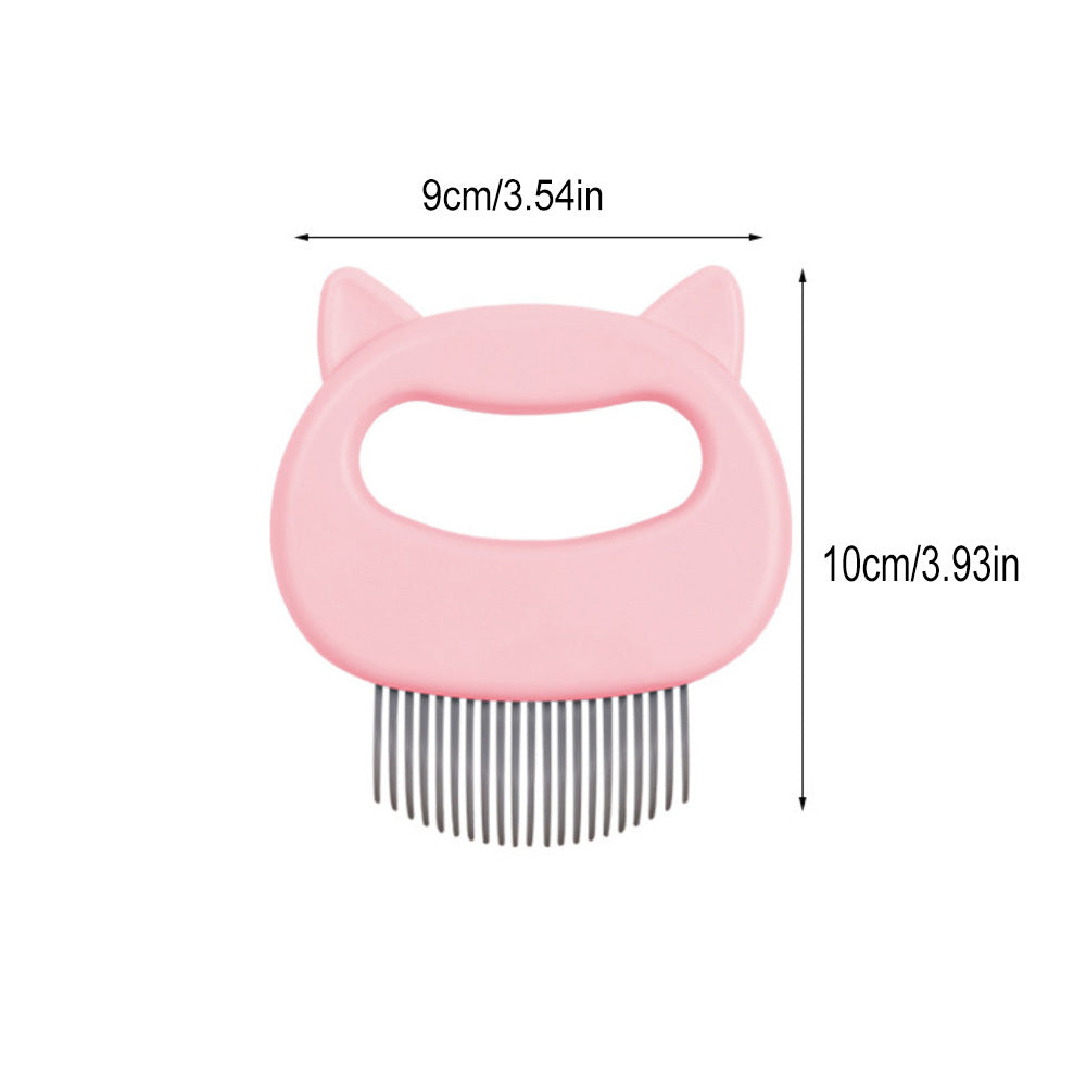Cat Ear Comb And Deshedding Brush - Gentle Pet Grooming