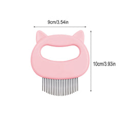 Cat Ear Comb And Deshedding Brush - Gentle Pet Grooming