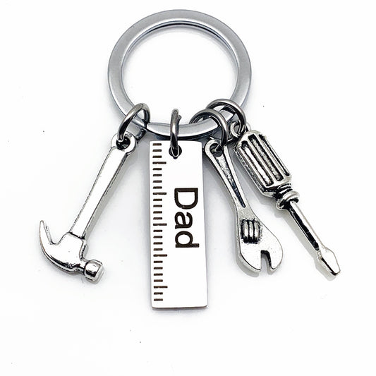 Custom Engraved Stainless Steel Keychain for Men