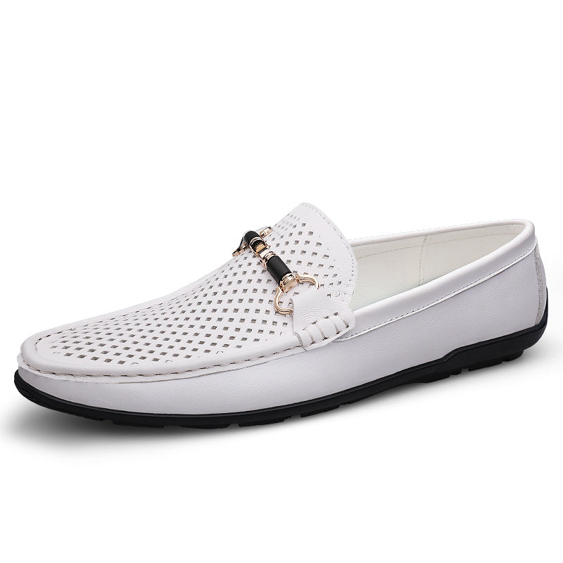 Men's Hollow Out Bit Loafers