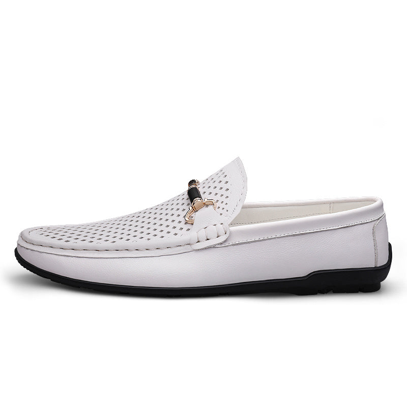 Men's Hollow Out Bit Loafers