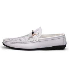 Men's Hollow Out Bit Loafers
