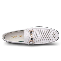 Men's Hollow Out Bit Loafers