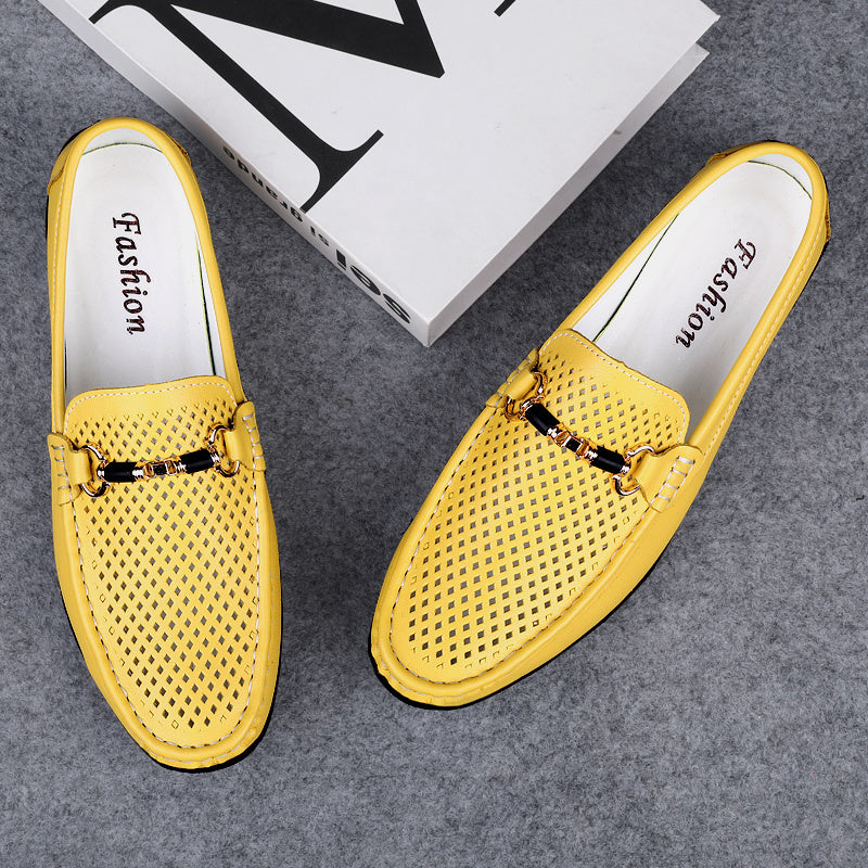 Men's Casual Hollow Out Bit Loafers