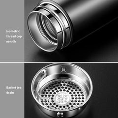 500ml Lcd Digital Display Smart Insulation Vacuum Bottle