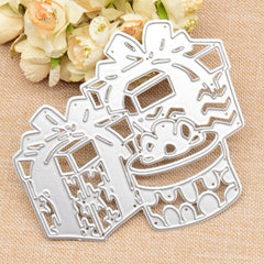 1pc Cutting Dies Stencils Xmas Gift Card Decoration
