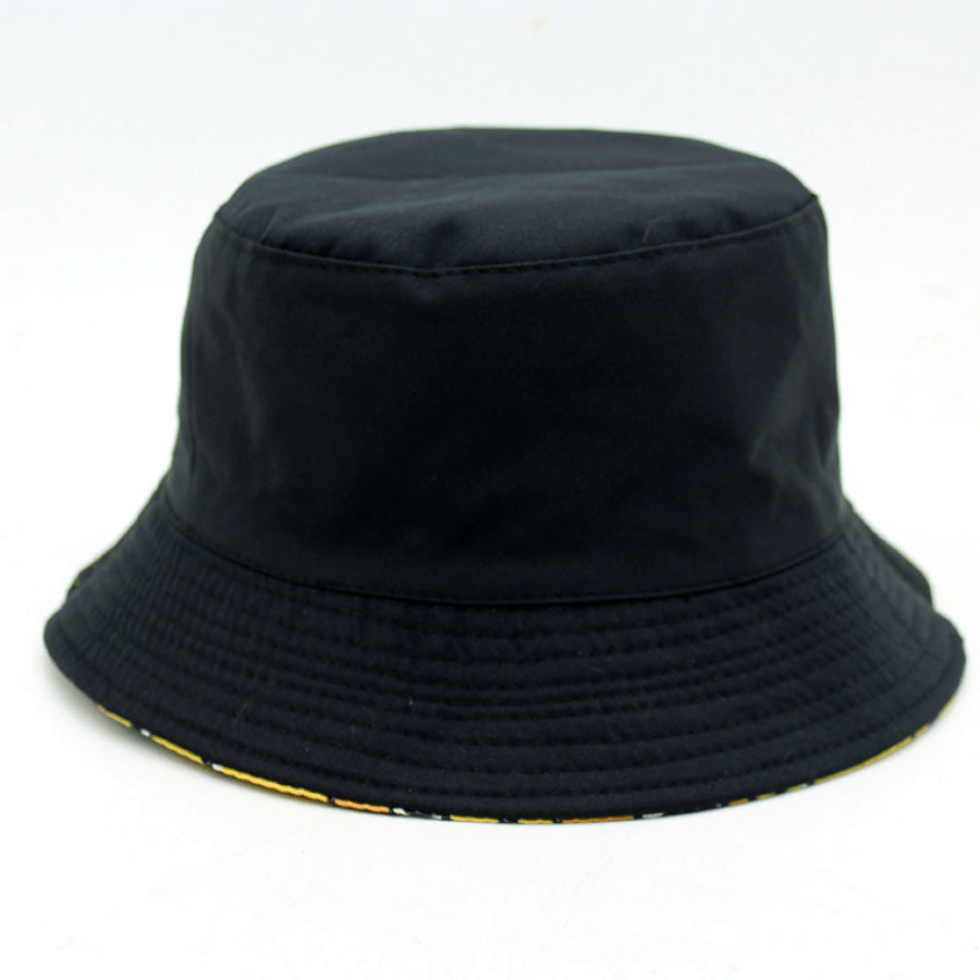 Yellow Bucket Hat Cartoon Casual Sunscreen Fisherman Cap