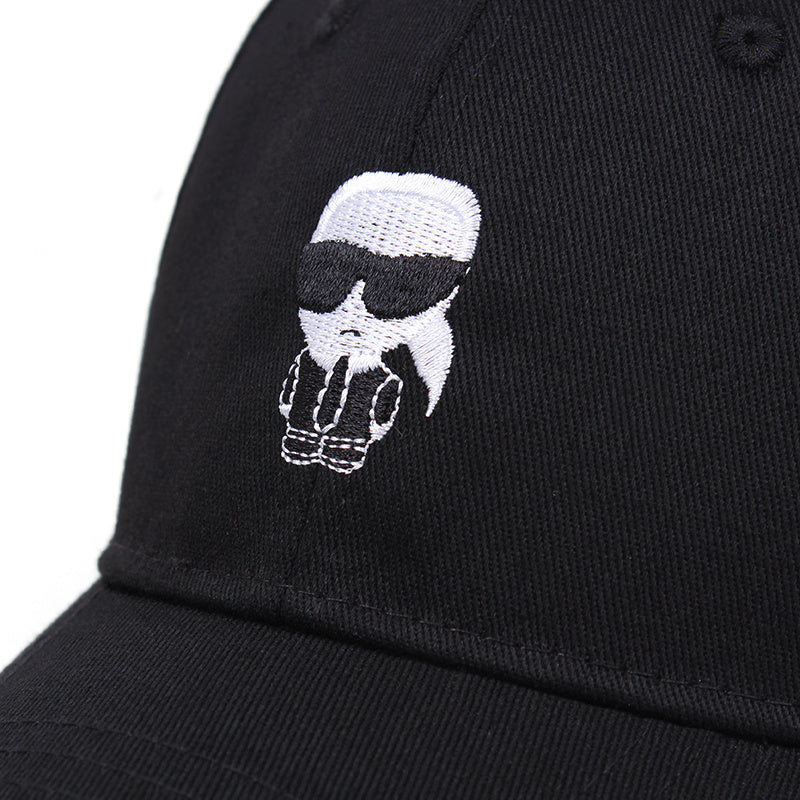 Embroidered Baseball Cap Hip Hop Cotton Dad Hat Adjustable Sports Hat