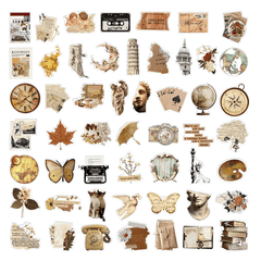 100pcs Retro Art Doodle Stickers Waterproof