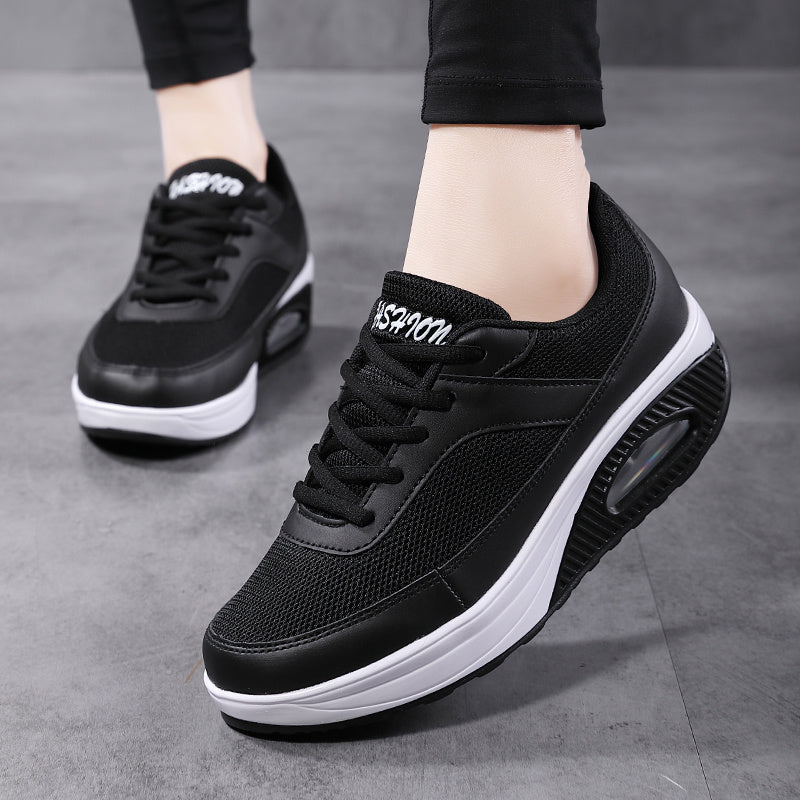 Women's Colorblock Chunky Sneakers Mesh Running Shoes