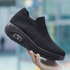 Women's Knitted Chunky Sneakers for Running & Casual Wear