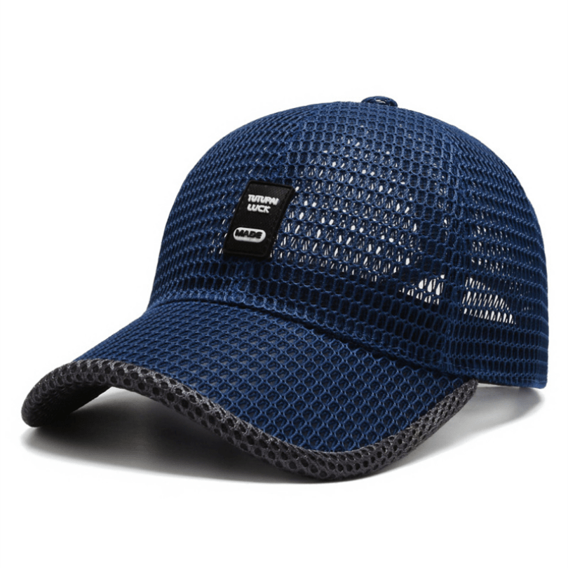 Men's Mesh Baseball Cap Breathable Summer Caps Dad Hat Fishing Hats Trucker Cap