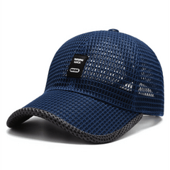 Men's Mesh Baseball Cap Breathable Summer Caps Dad Hat Fishing Hats Trucker Cap