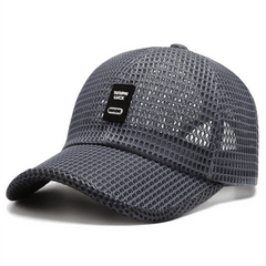 Men's Mesh Baseball Cap Breathable Summer Caps Dad Hat Fishing Hats Trucker Cap