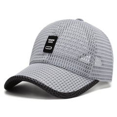 Men's Mesh Baseball Cap Breathable Summer Caps Dad Hat Fishing Hats Trucker Cap