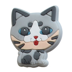 25pcs Cat Shoe Charms For Clogs Jibts Sandals PVC Decorations Accessories Gift