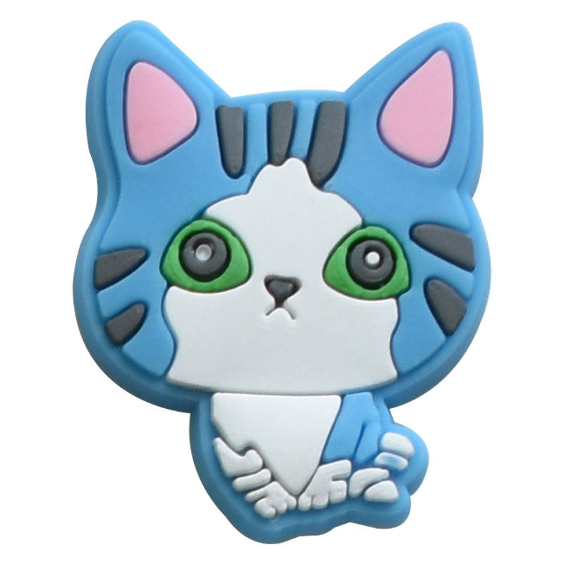 25pcs Cat Shoe Charms For Clogs Jibts Sandals PVC Decorations Accessories Gift