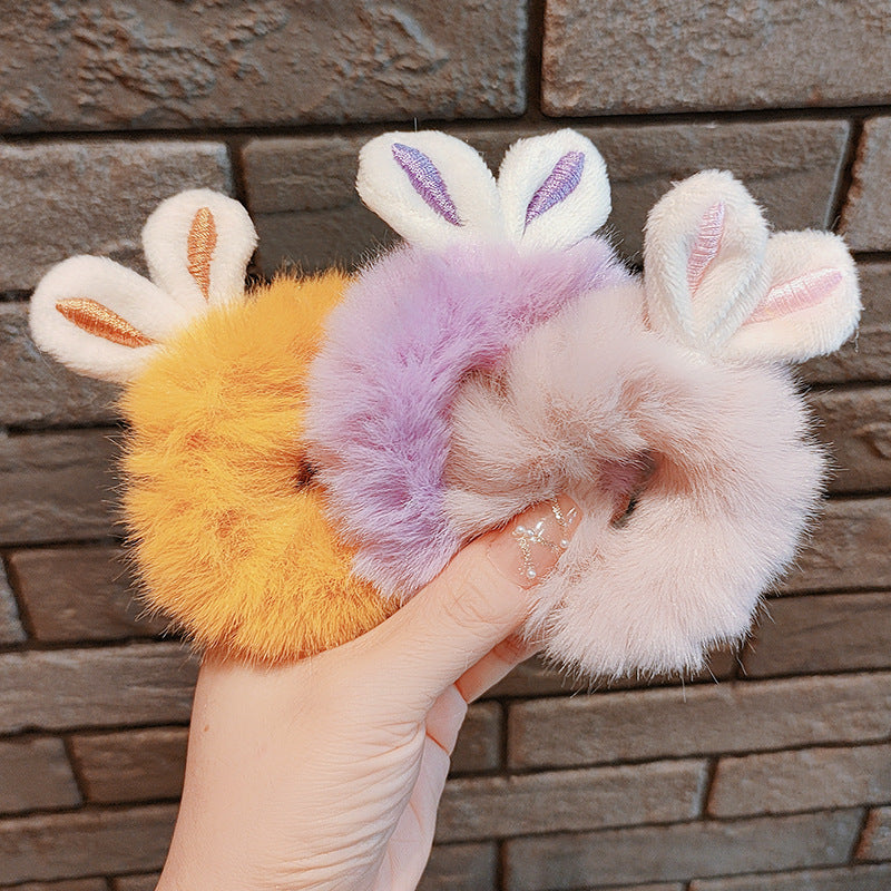 Kids Rabbit Ear Hair Tie - Hair Rope Hair Bands Hair Accessories
