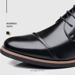 Men's Classic Oxford Shoes for Wedding Business Party Office