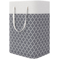 Large Capacity Dirty Clothes Basket Cotton Linen Fabric Toy Storage