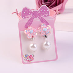 Girls Ear Clips Earrings No Ear Holes Dress Up Princess Accessories