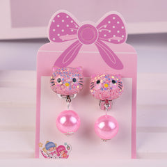 Girls Ear Clips Earrings No Ear Holes Dress Up Princess Accessories
