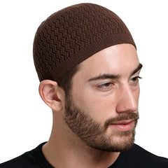 Knit Kufi Cap Stretchy Skull Cap Beanie Hat for Men Women