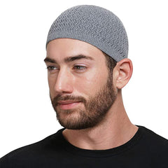 Knit Kufi Cap Stretchy Skull Cap Beanie Hat for Men Women