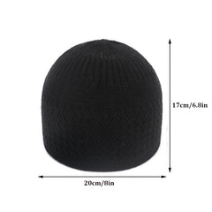 Striped Knitted Beanie Solid Women Lightweight Skull Cap Chemo Hats
