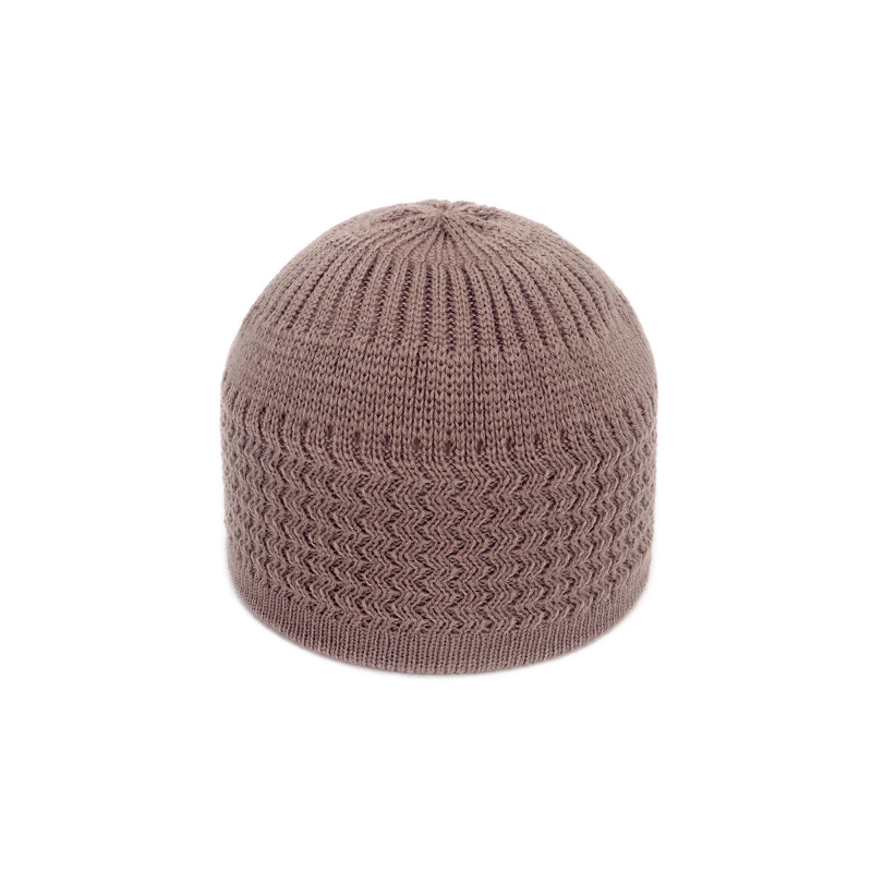 Striped Knitted Beanie Solid Women Lightweight Skull Cap Chemo Hats