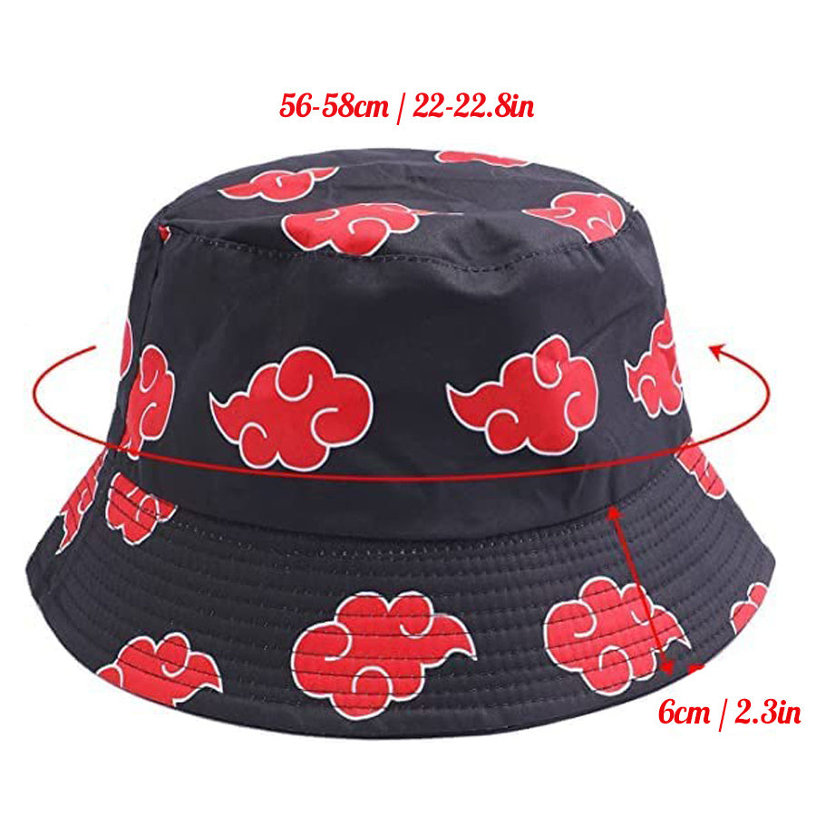Outdoor Anti Sun Shielding Graphic Cloud Bucket Hat