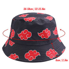 Outdoor Anti Sun Shielding Graphic Cloud Bucket Hat